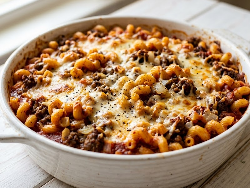 Pizza Pasta Skillet Casserole