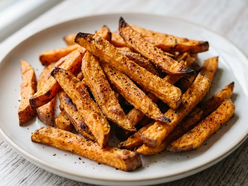 The BEST Baked Sweet Potato Fries