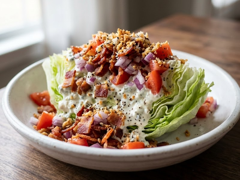 The Fully Loaded Iceberg Wedge Salad