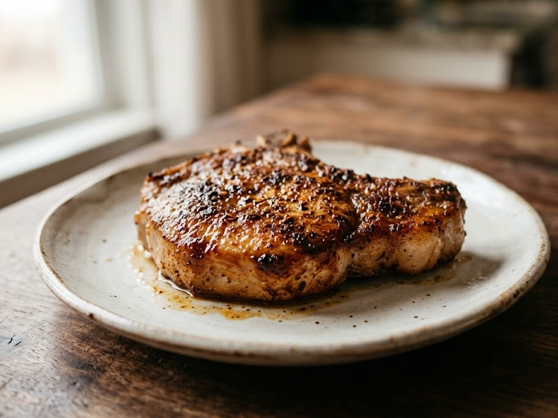 The Best Juicy Skillet Pork Chops