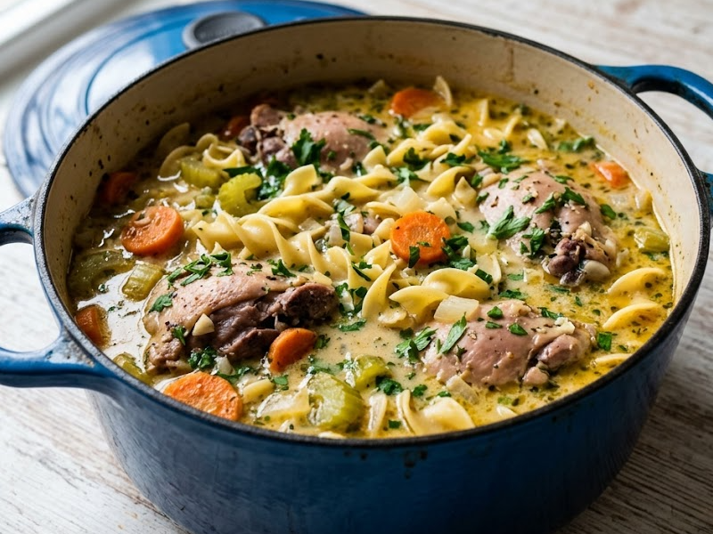 Creamy Chicken Noodle Soup
