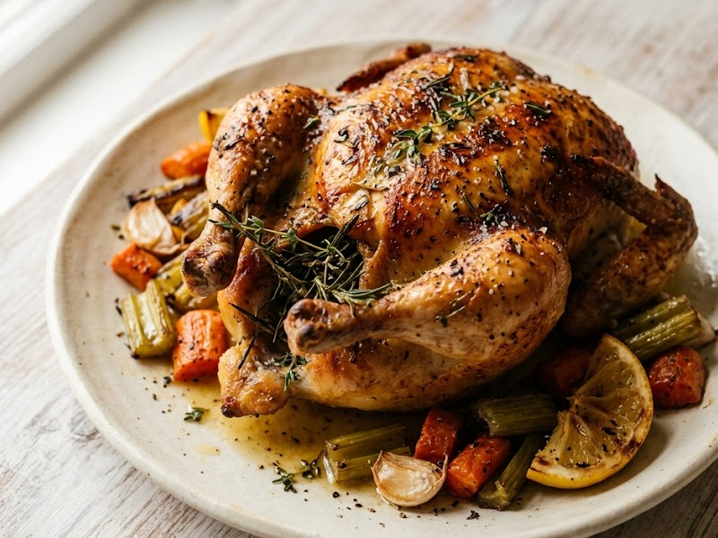 Roast Chicken with Vegetables