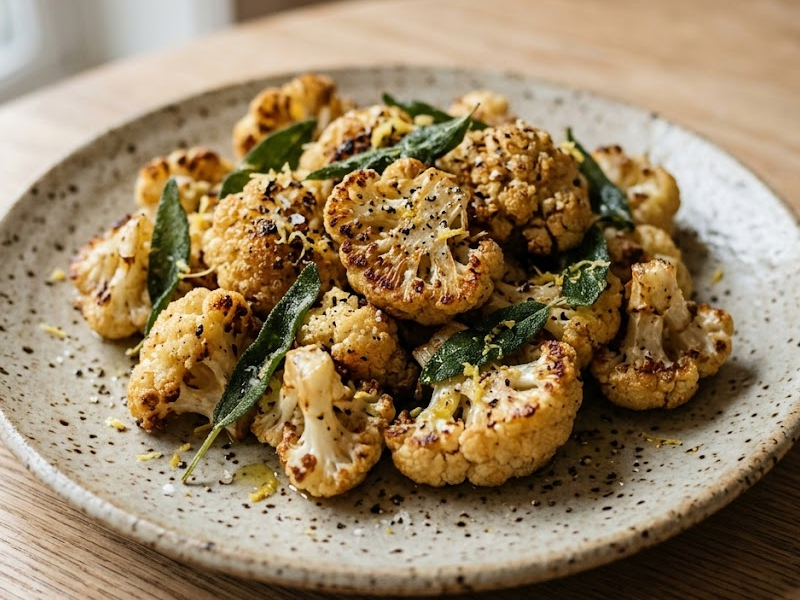 Roasted Cauliflower with Sage