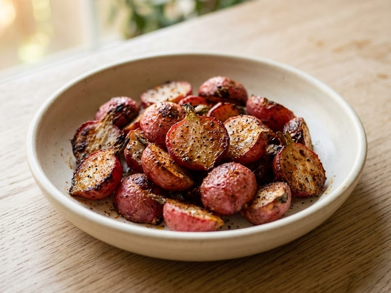 Baked Roasted Radishes