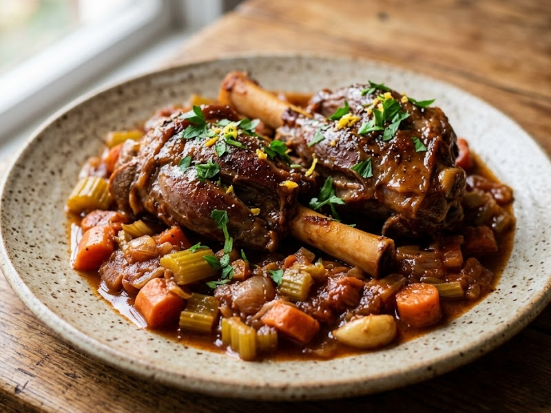 Citrus Lamb Shanks
