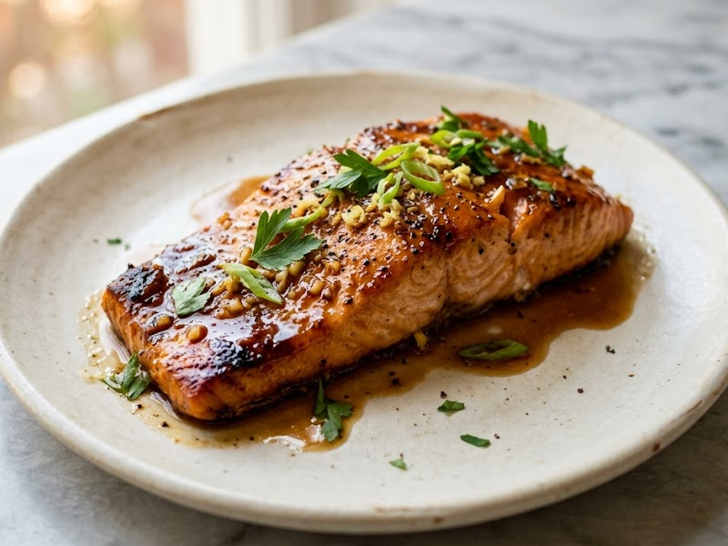 Maple-Glazed Salmon