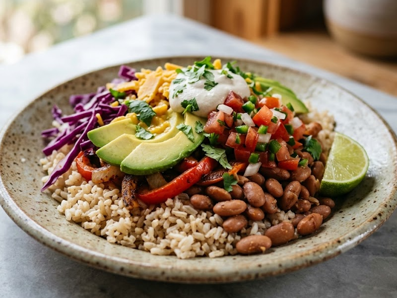Copycat Chipotle Veggie Fajita Burrito