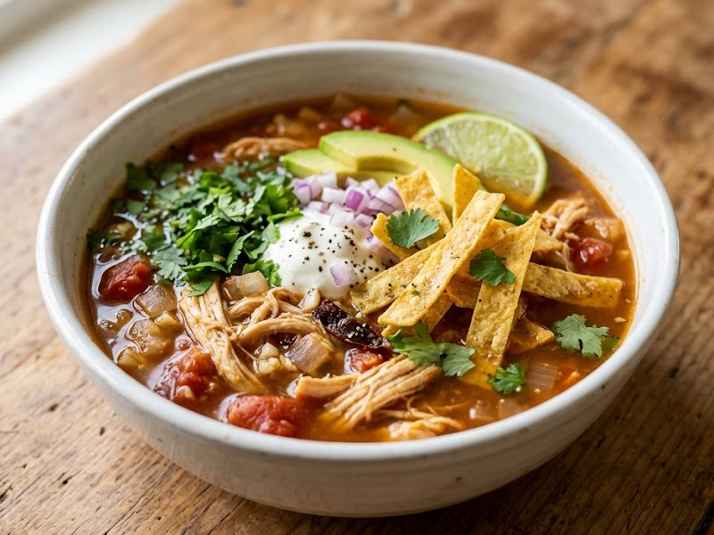 Easy Chicken Tortilla Soup