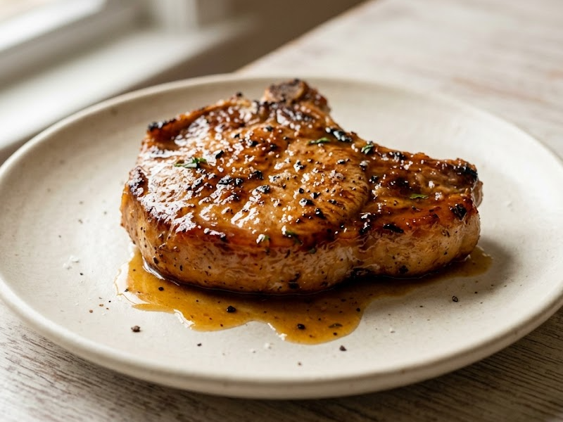 Orange Glazed Pork Chops