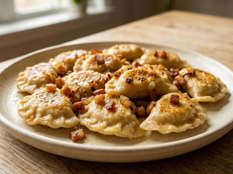Traditional Ukrainian Pierogies