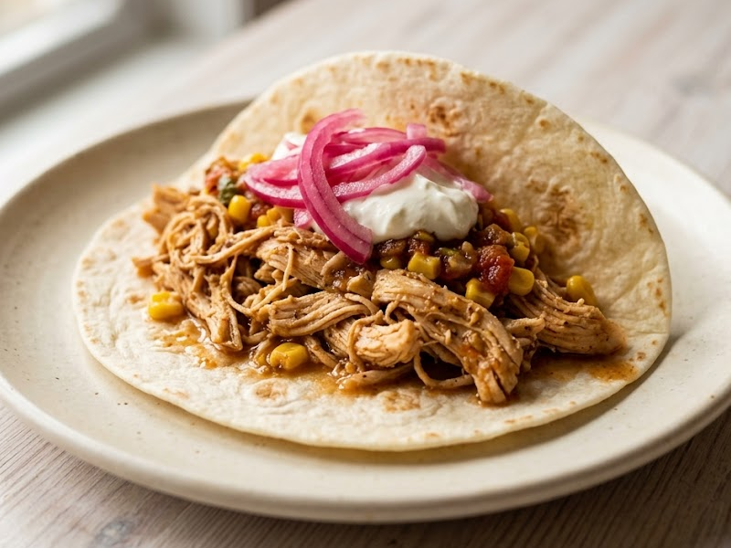 Slow-Cooker Chicken Tacos