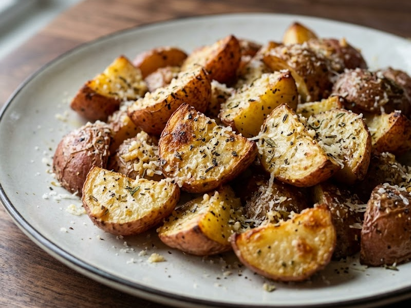 Garlic Parmesan Roasted Potatoes