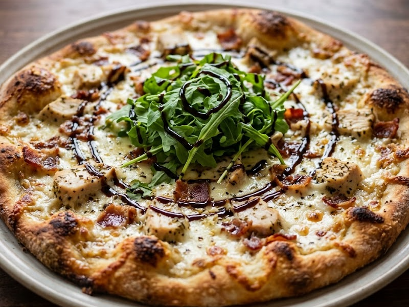Blaze's White Top Pizza