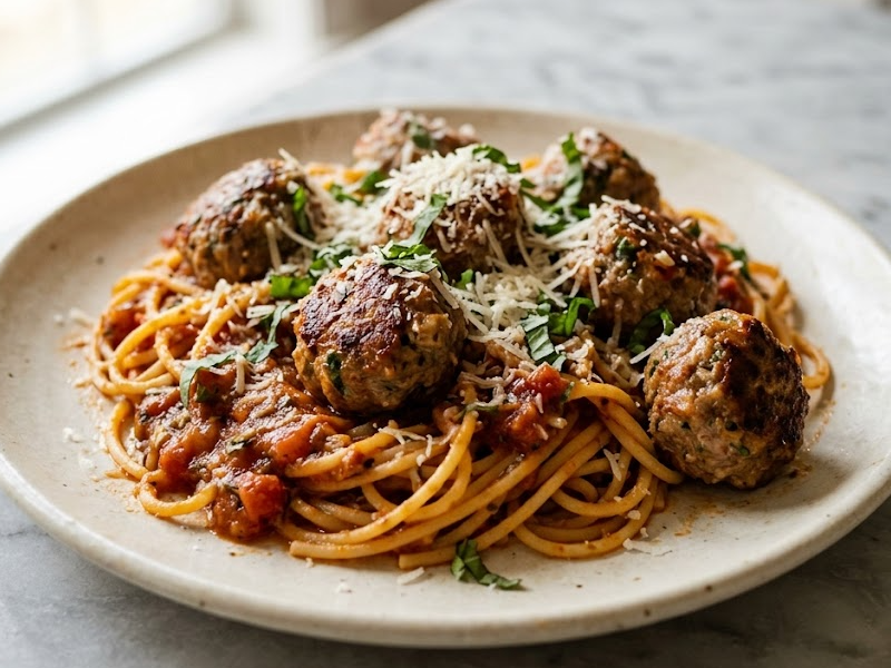 Spaghetti and Meatballs