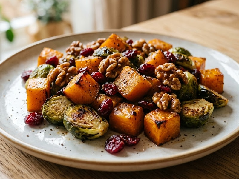 Cinnamon Maple Roasted Veggies