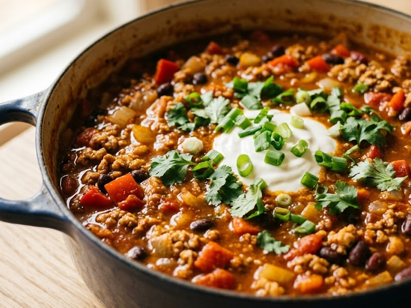 Seriously, The Best Healthy Turkey Chili