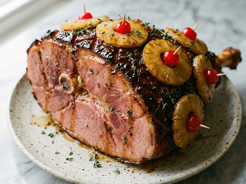 Old Fashioned Glazed Ham