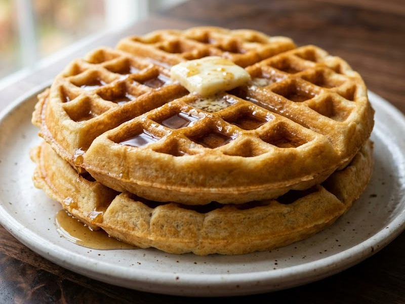 Tender and Easy Buttermilk Waffles