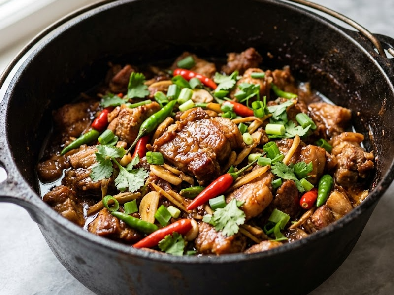Pork & Chili Pepper Bowls