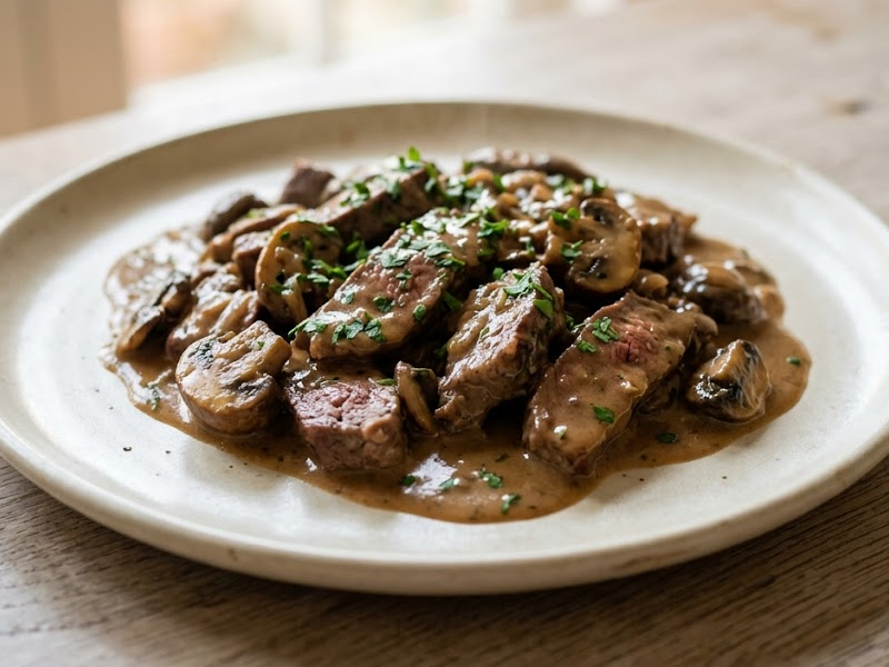 Beef Stroganoff