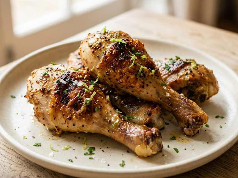 Baked Chicken with Dijon and Lime