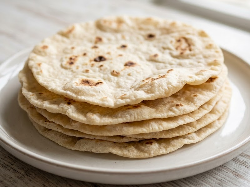 Four Ingredient Flour Tortillas