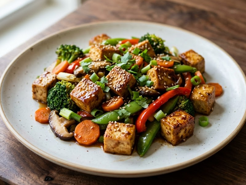 Tofu Vegetable Stir-Fry