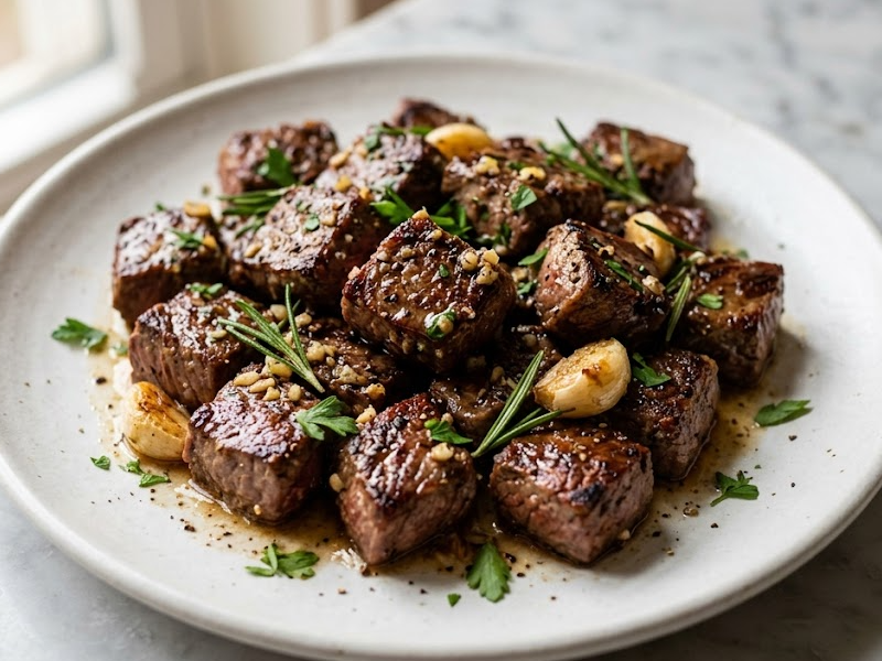 Garlic Butter Steak Bites