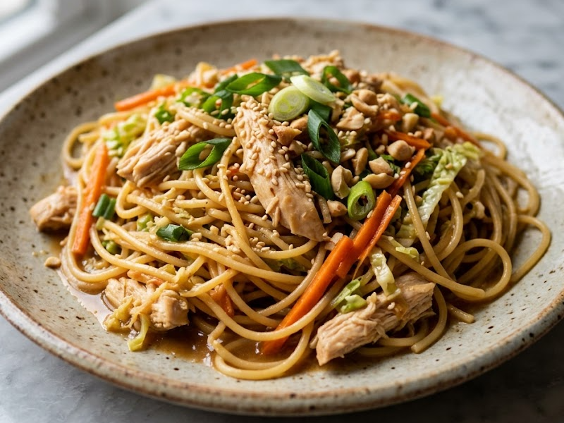CPK Inspired Thai Chicken Pasta