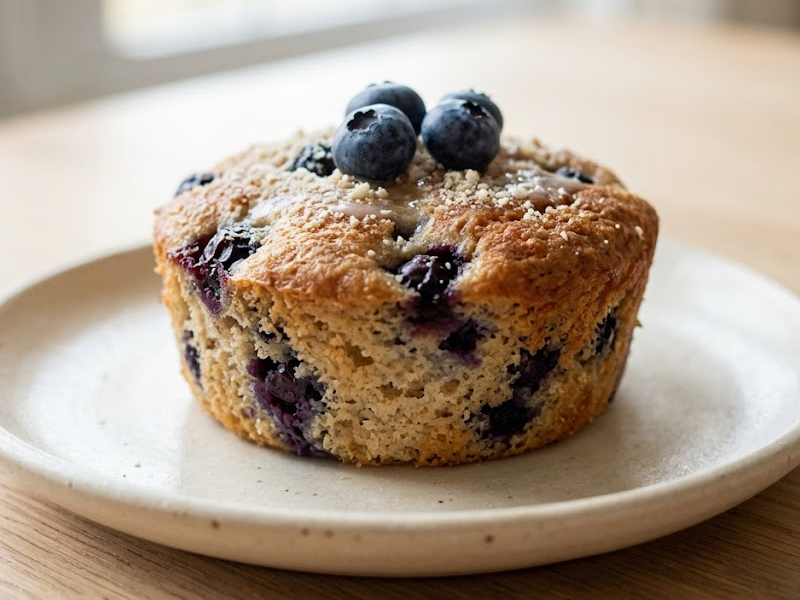 Almond Berry Fluffcakes