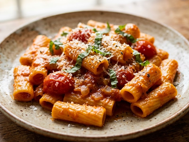 Pasta with Vodka Sauce, simplified — Ethan