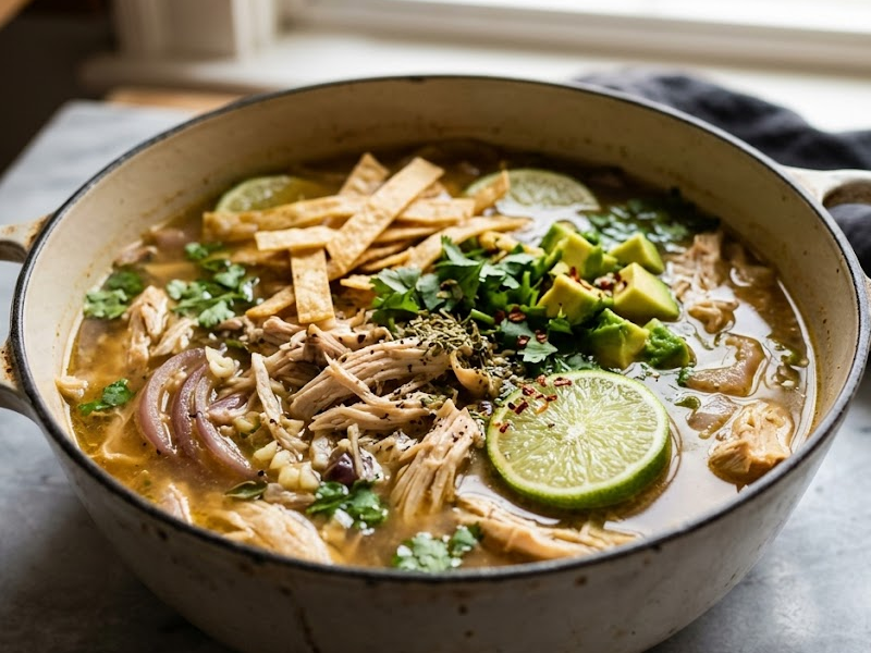 Sopa De Lima (Mexican Lime Soup)