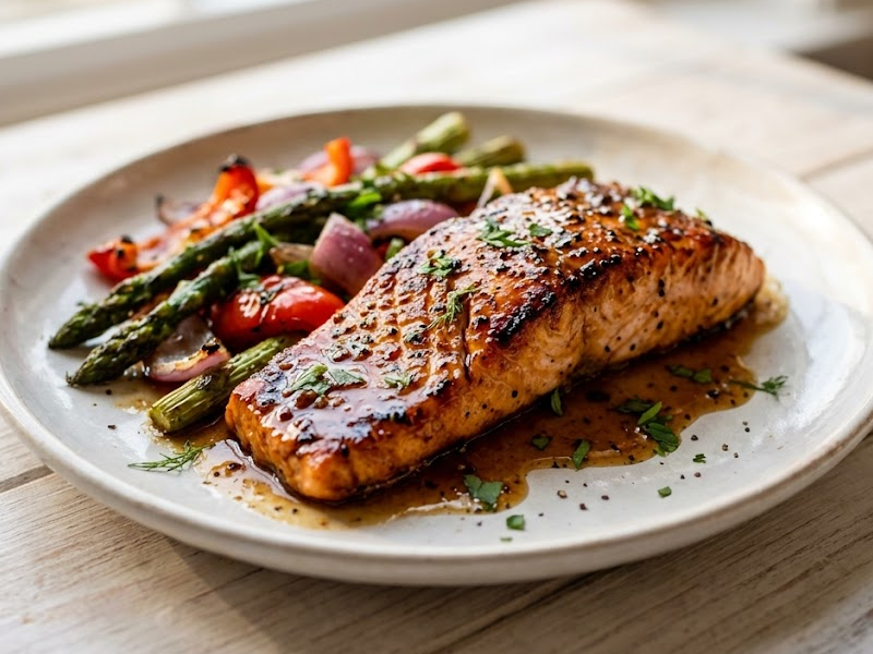 Tsr Version of Applebees Honey Grilled Salmon