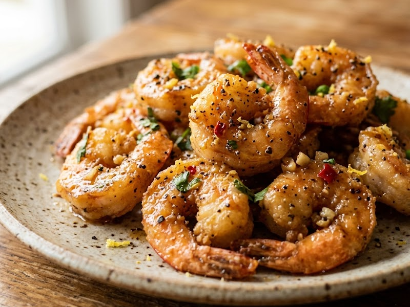 Copycat P.F. Chang's Lemon Pepper Shrimp