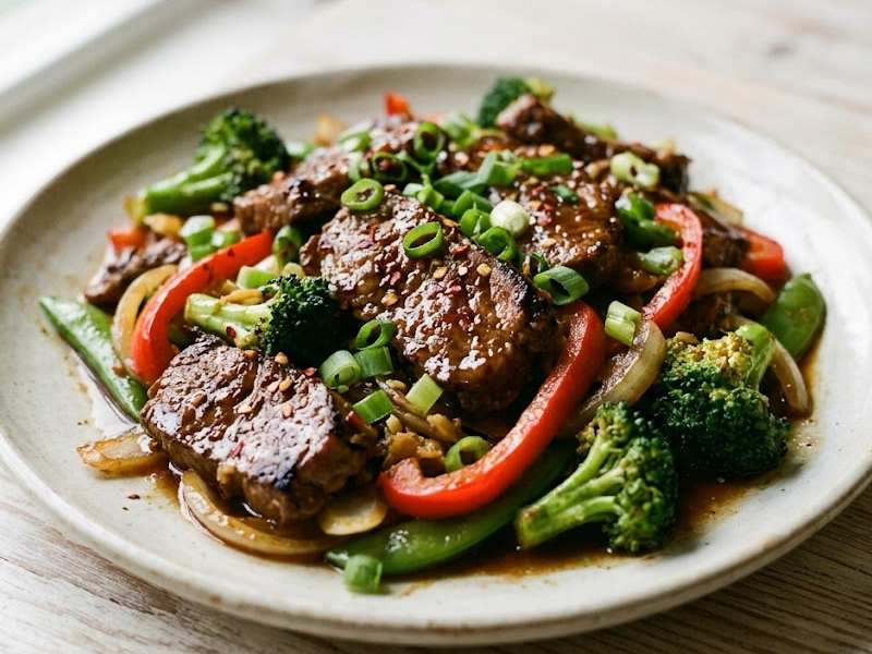 Ginger Beef Stir Fry