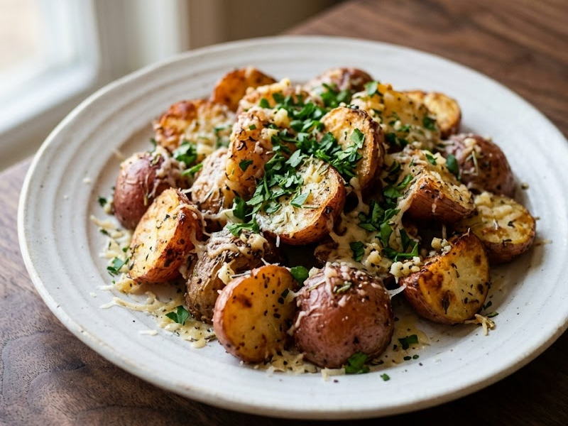 Roasted Potatoes (with Parmesan, Garlic, and Herbs)
