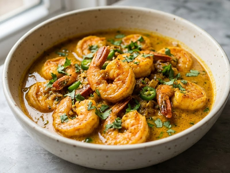 Easy Coconut Shrimp Curry