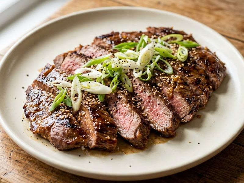 Ginger Soy Marinated Flank Steak