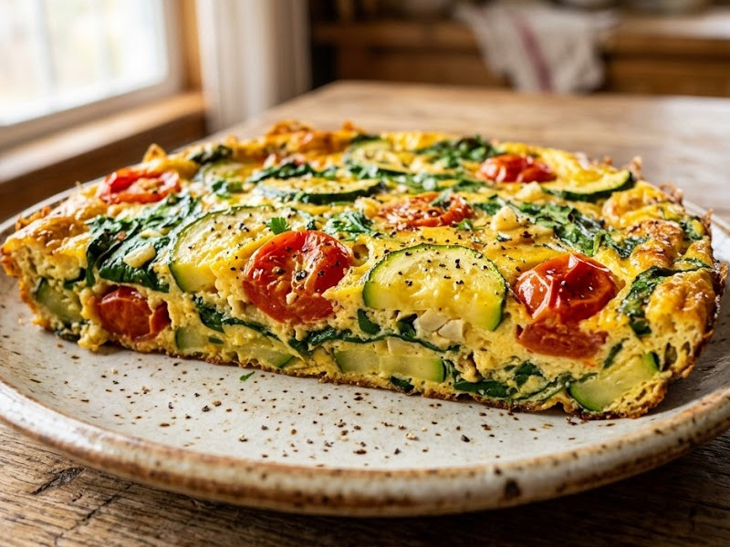 Tomato and Zucchini Frittata