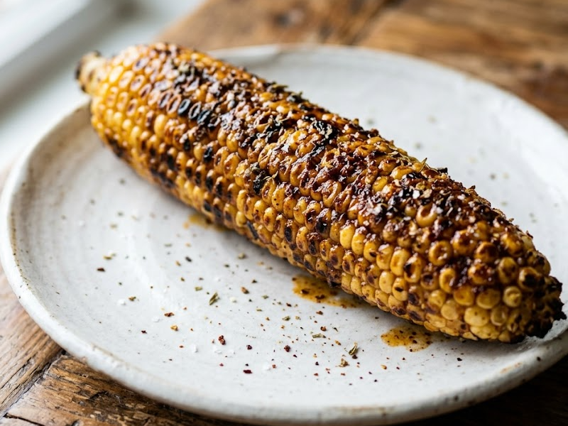 Grilled Corn with Honey-Ancho Chile Butter