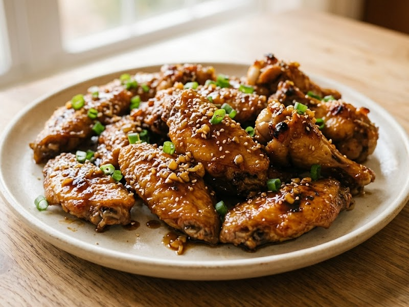 Krista's Sticky Honey Garlic Wings