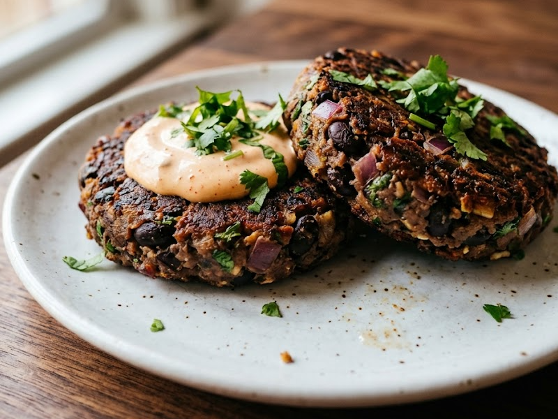 Homemade Black Bean Burgers