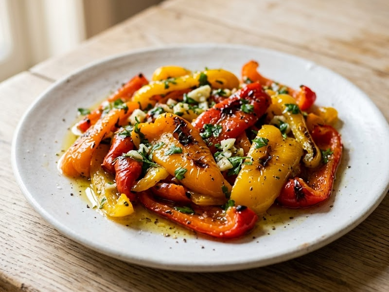 Marinated Roasted Bell Peppers