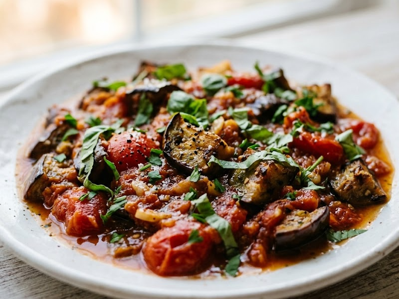 Eggplant and Tomato Sauce