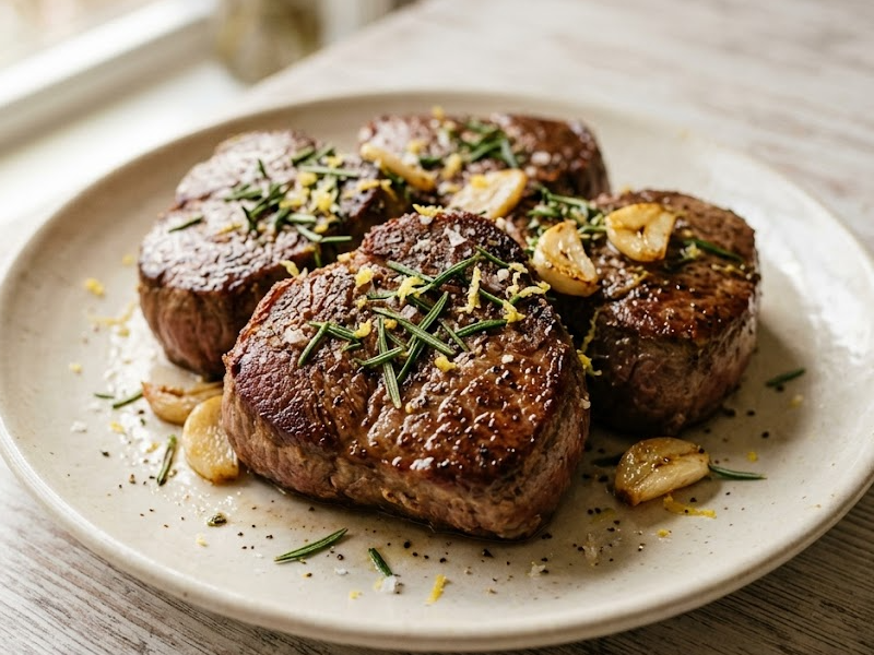 Pan-Fried Beef Tenderloin
