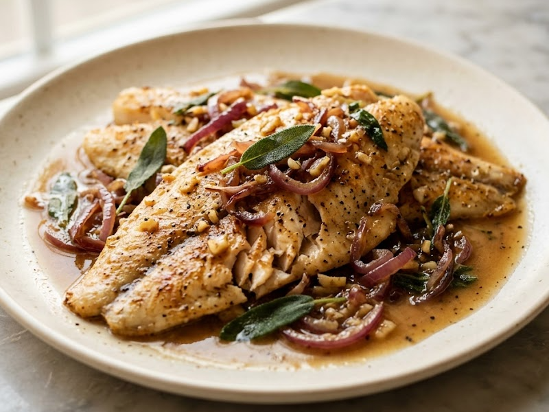 White Wine Sage Pickerel