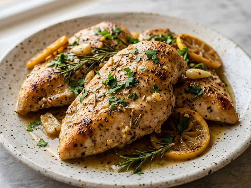 Easy Lemon Rosemary Chicken