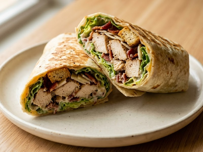 Chicken Caesar Wraps