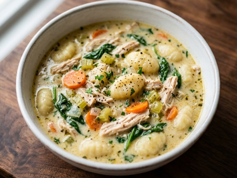 Olive Garden Chicken Gnocchi Soup