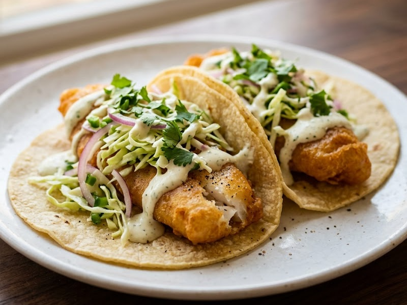 Beer-Battered Fish Tacos